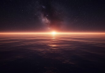 Obraz premium A boundless void of pure conceptual space stretching into eternity, representing the ultimate limit of non-representational thought and reality ,blank ,gradient ,theoretical