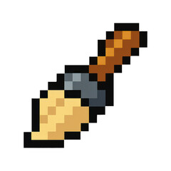 PNG Pixelated paintbrush digital art
