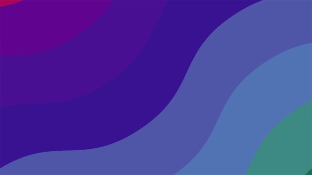 Abstract wavy pattern with shades of purple, blue, and teal colors in a flowing design.