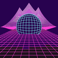 Distorted grid shapes isolated. Retrofuturistic warped mesh grid. Curved mesh abstract elements. Retro punk design element. Vector curve surface background. © Designer As HasiB