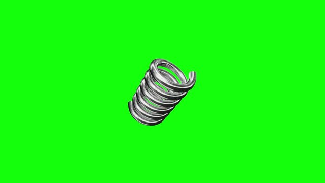 Looping Meta Spring Coils