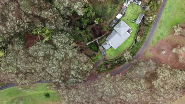 3D model of an old building generated using drone photogrammetry - architectural heritage scanning