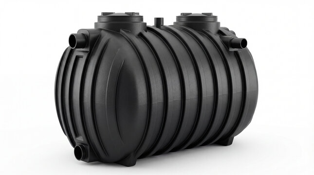 Plastic Septic Tank for Underground Sewage System,  perfect for autonomous sewage system diagrams, residential drainage project presentations, and professional plumbing equipment mockups