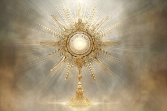 Corpus Christi Eucharistic Symbolism Illustration