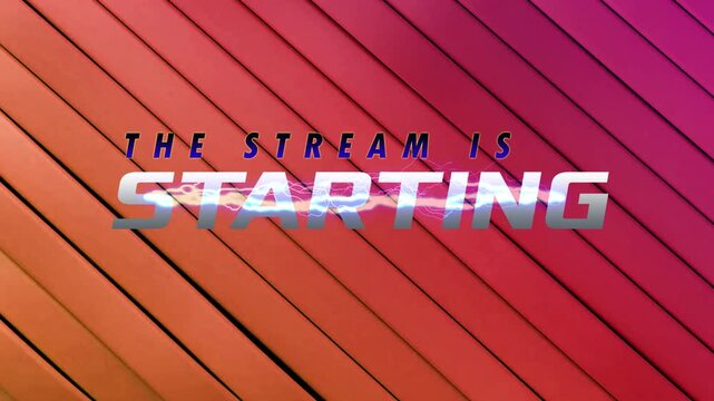 THE STREAM IS STARTING OVERLEY ANIMATION