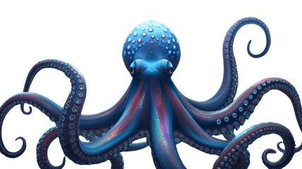 octopus on a white background © nuril