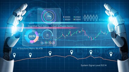 AI-powered dashboard for data analytics, software performance tracking, data availability...