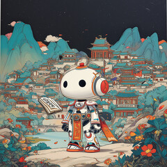 旅するAIロボット