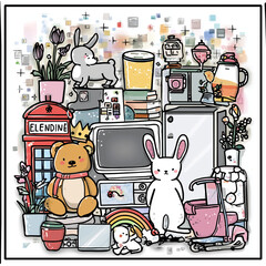 ネットのフリマ。フリーマーケット