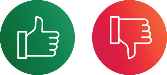 Like Dislike Icons . Like button . Dislike Button .