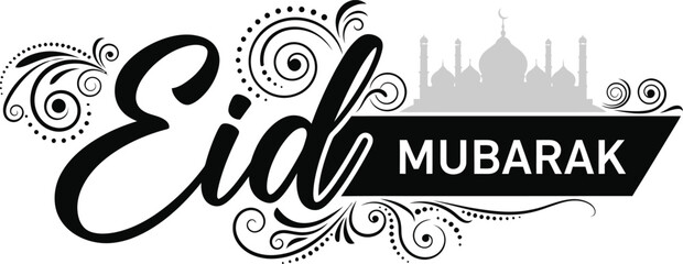 Eid mubarak wishes and greetings for muslim celebrations © Jobax