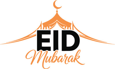 Eid mubarak wishes and greetings for muslim celebrations © Jobax