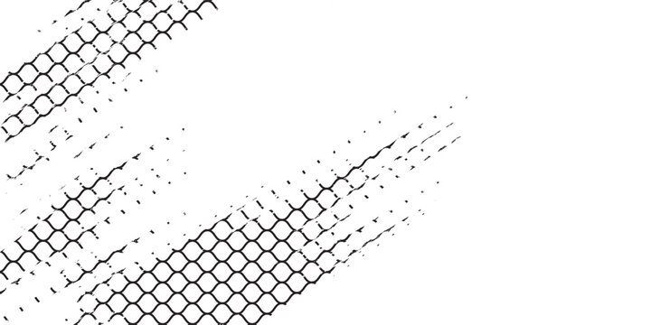 Mesh texture for fishing nets. Grunge pattern for sportswear or soccer goal, volleyball net, basketball hoop, hockey, athletics. Mesh background. Vector