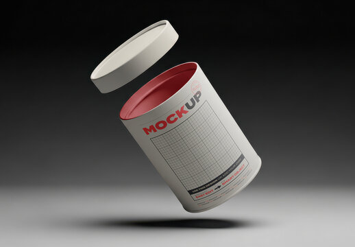 Pint Tub Packaging Mockup