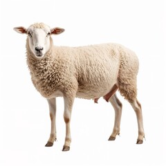 sheep isolated on white