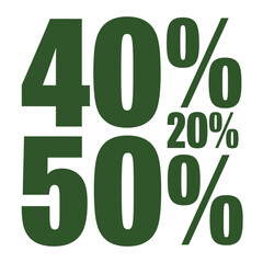 Large numbers and percentages indicate a business or financial concept.
