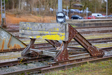 Prellbock alt, Eisenbahn