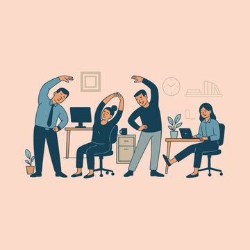 Office exercise and Workplace stretching