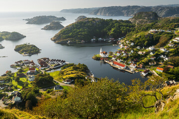 Aussicht vom Hagasen, Kirkehamm, Hidra, Vest Agder, Norwegen © Rainer Mirau