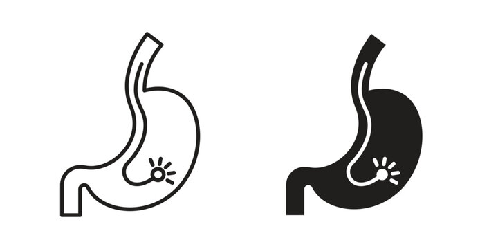 Endoscopy icon. Linear icon collection. Editable stroke. Vector illustrations