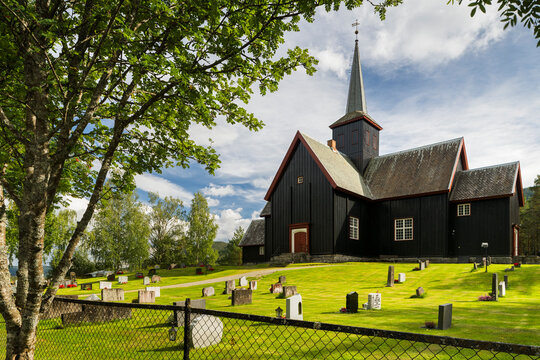 Nordsinni Kirche, Dokka, Innlandet, Norwegen