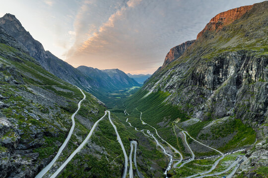 Trollstigen, Isterdalen, M&ouml;re og Romsdal, Norwegen