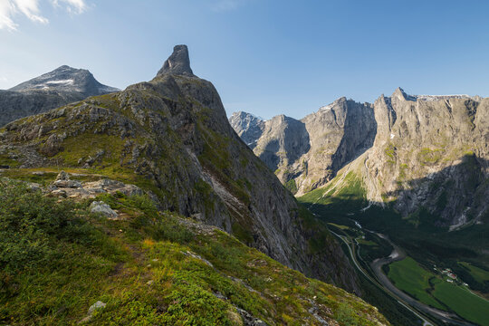 Romsdalshorn, Litlefjellet, Rauma, More og Romsdal, Norwegen