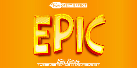  Epic Legendary Cinematic Heroic Fantasy Vector Fully Editable Smart Object Text Effect