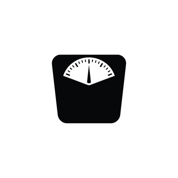 Vector bathroom scale icon