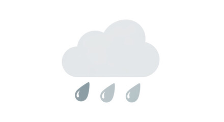 Obraz premium Gray rain cloud