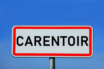 Obraz premium place-name sign Carentoir