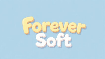 Fototapeta premium Forever Soft Text