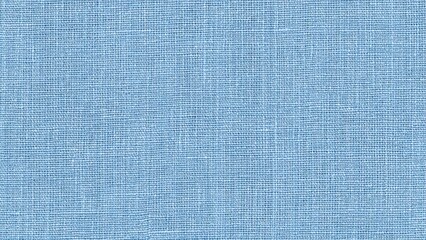Light Blue Woven Fabric Texture Background