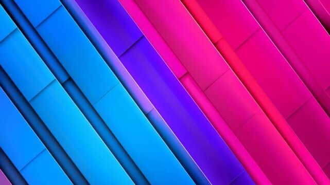 Colorful Abstract Geometric Pattern: A vivid abstract composition featuring a diagonal arrangement of brightly colored geometric shapes.