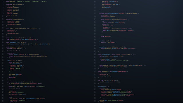 Abstract programming code on a dark screen vector. Developer concept digital data flow for software engineering.