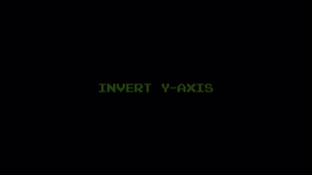 Invert Y-Axis 8 Bit Gaming Text Display Animation 4k video animation seamless loop