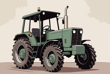 Farming Equipment Cartoon
