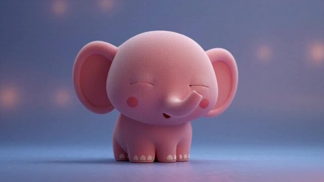 Elefant in pink