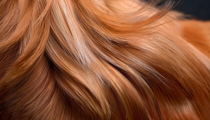 Fototapeta premium canine hair blurred backdrop zoomed in