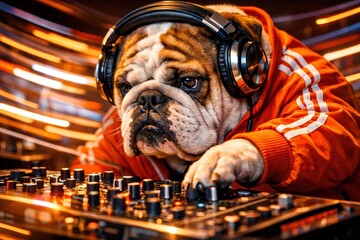 DJ Bulldog: A Canine Master of the Turntable Mix and Music