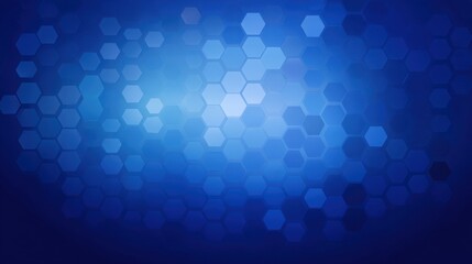 Abstract Blue Honeycomb Pattern Background with Vivid Gradient and Geometric Shapes for Modern Design and Creative Projects