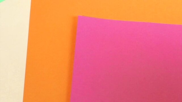 Abstract colorful geometric paper background transition