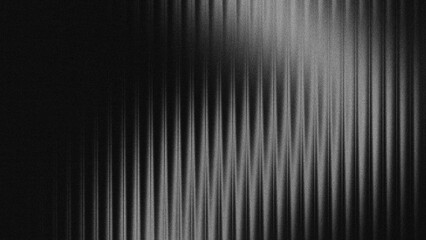 Obraz premium Black white wave fractal glass gradient blurred background, abstract transparent glass trendy wallpaper grainy noise texture. 