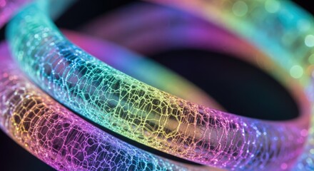 Colorful LED Strip Lights - A Vibrant Display.