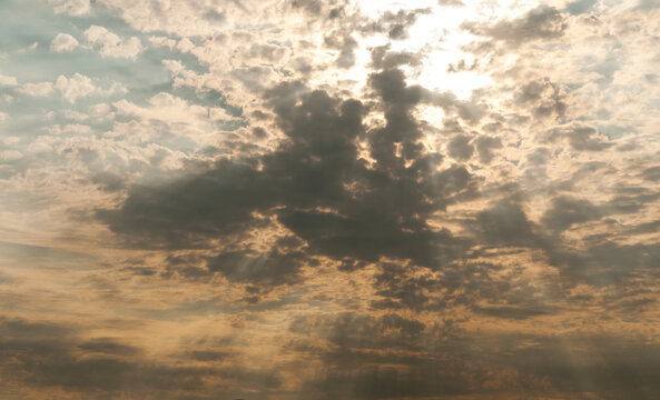 USA, California.  Sky