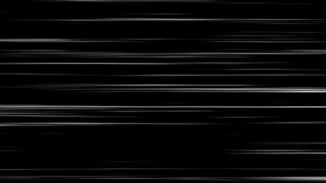 Speed line background animation, Manga speed line movement transparent 4K