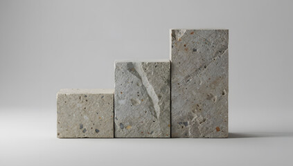 Stone Blocks Arranged in Stair Formation