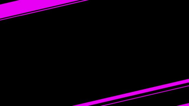 Diagonal magenta anime-style speed lines frame the top and bottom of the screen, creating a dynamic border or overlay for action and comic book styles