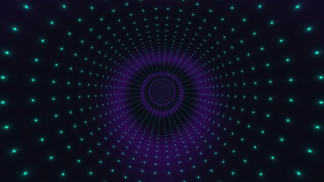 Seamless Loop of a Hypnotic Radioactive Green Wormhole Vortex Tunnel. Abstract Sci-Fi 4K VJ Pattern with Dynamic Glowing Energy.