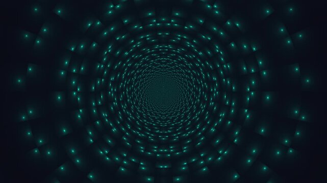 Abstract Radioactive Stardust Flow Seamless Loop 4K VJ Tunnel Pattern - Dynamic Sci-Fi Motion Background